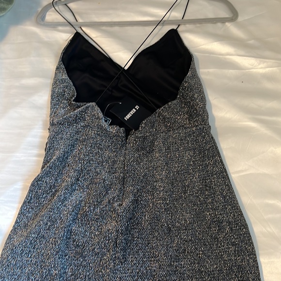 Forever 21 Silver Glittery Short Dress - Picture 4 of 5